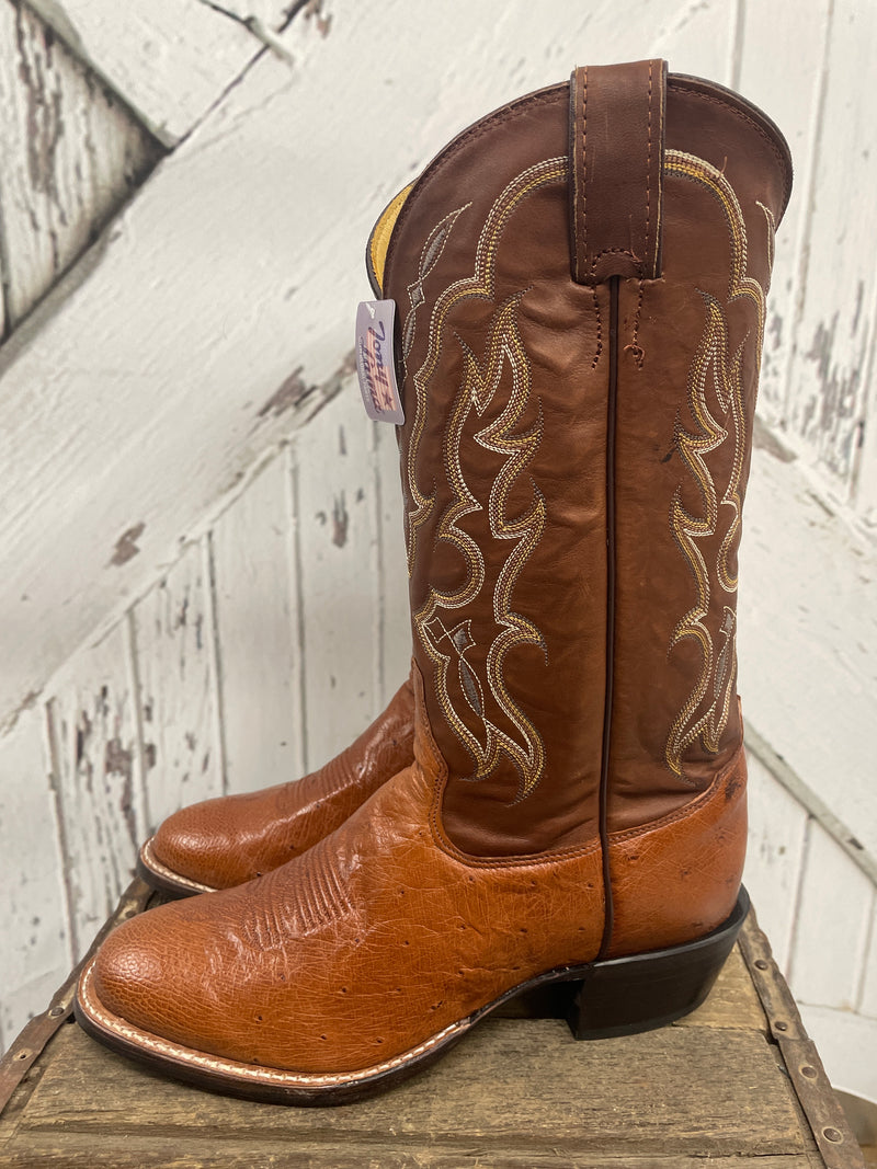 TONY LAMA SMOOTH QUILL OSTRICH