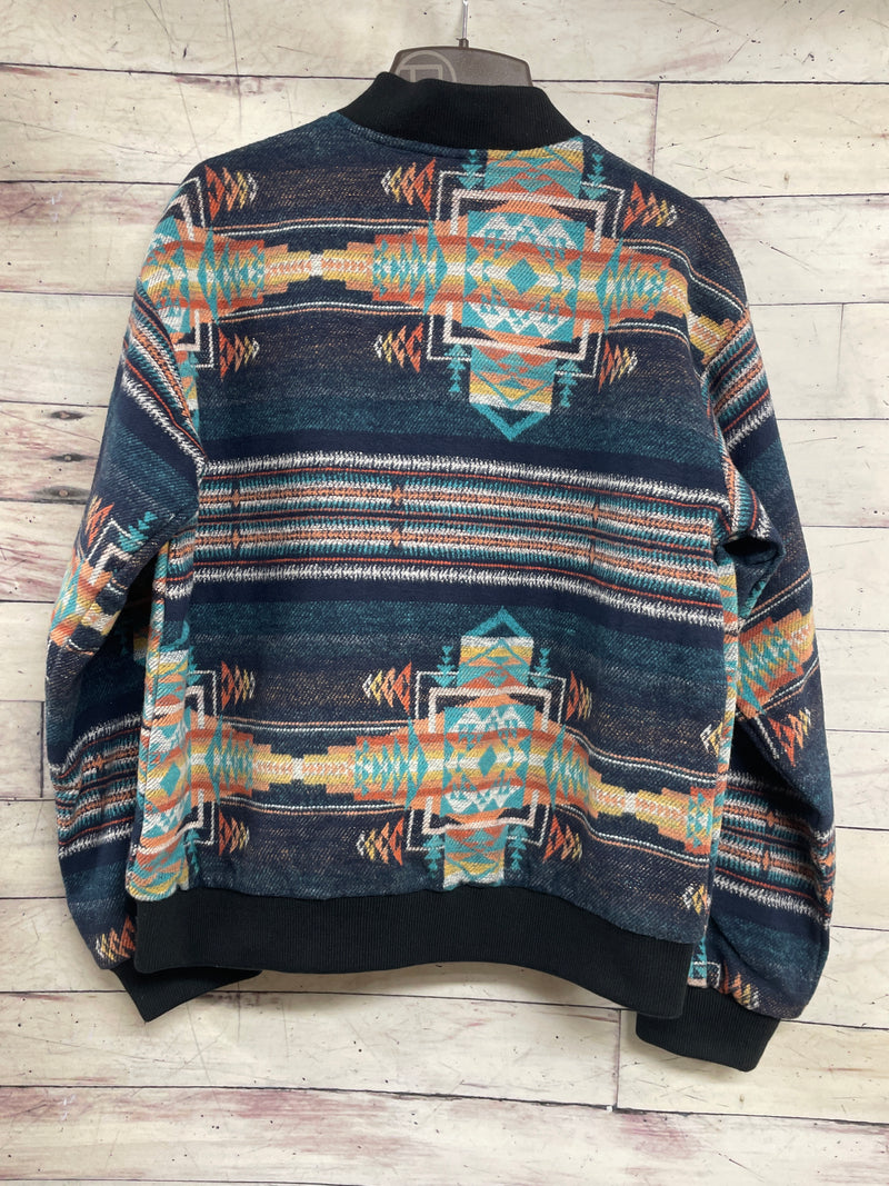 ROCK AND ROLL MENS BLUE ATEC FULL ZIP