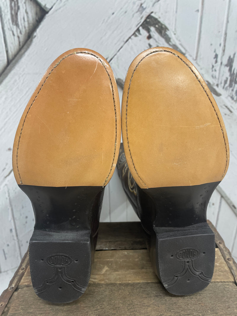 HONDO CHOCOLATE SPANISH SHOULDER BOOTS
