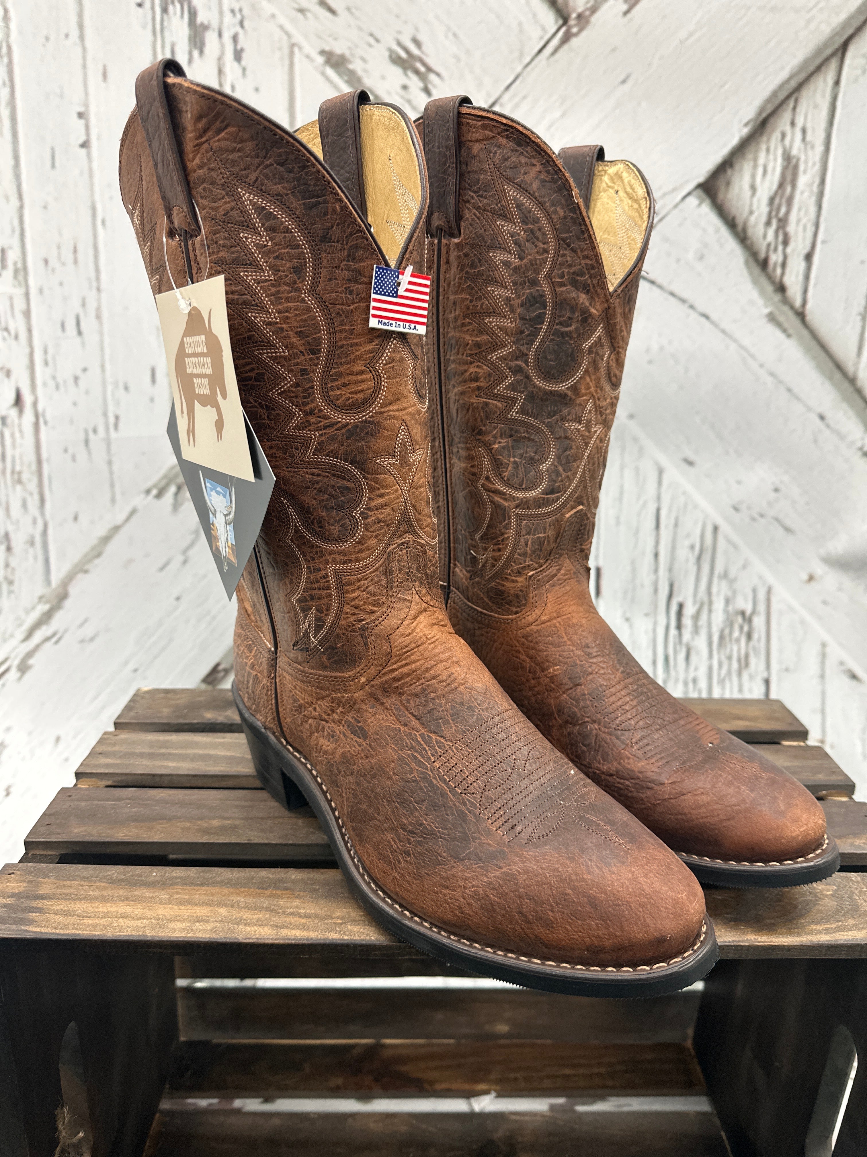 ABILENE BROWN BISON LEATHER BOOT – Hitch