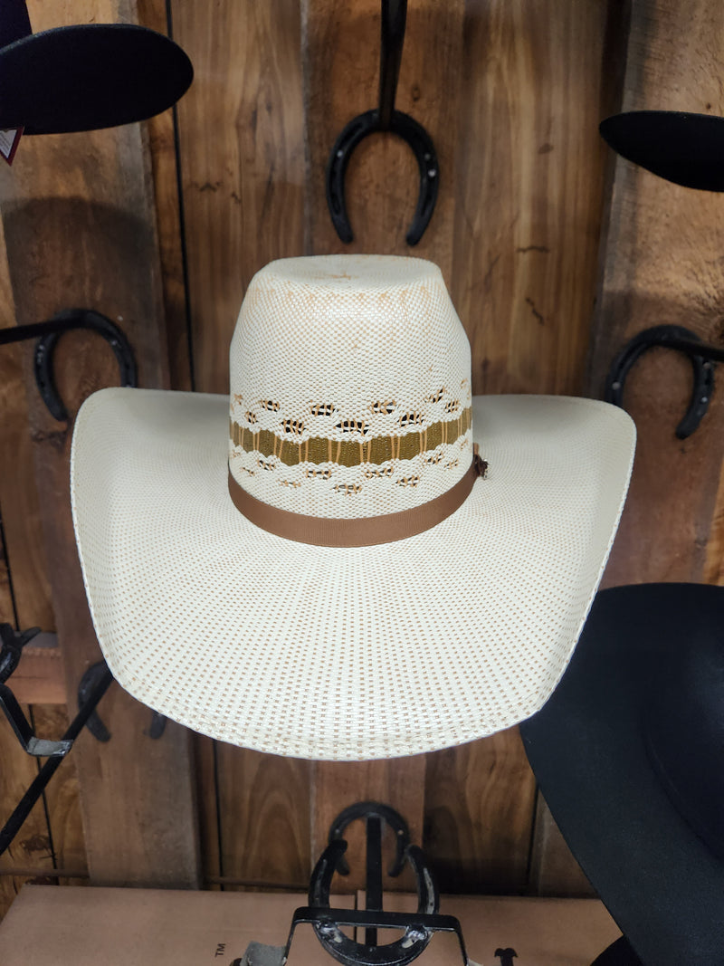 TWISTER GOLDEN BROWN BANGORA STRAW HAT