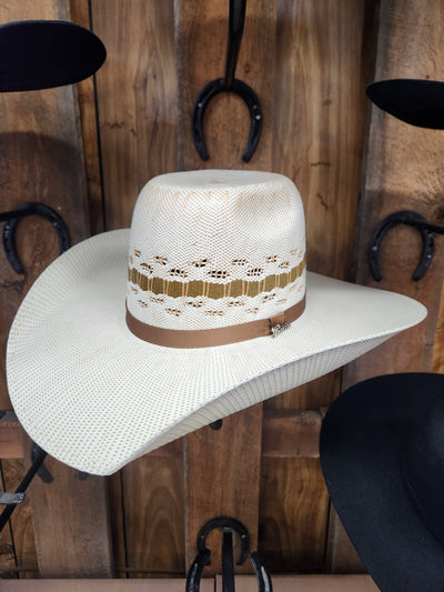 TWISTER GOLDEN BROWN BANGORA STRAW HAT