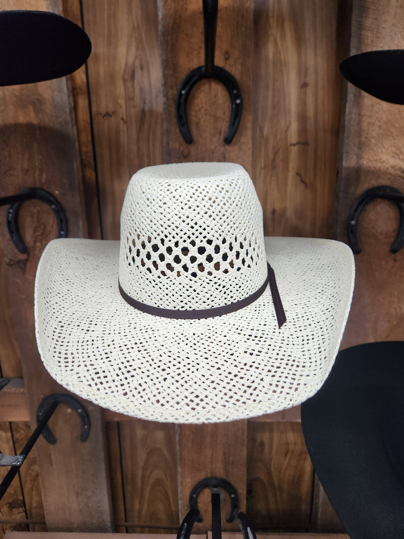 TWISTER IVORY WEAVE STRAW HAT