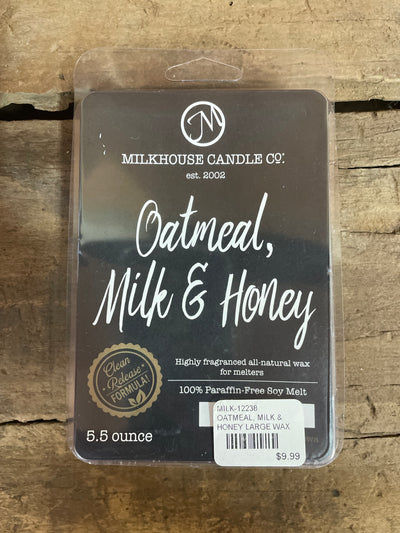 MILKHOUSE WAX MELTS-OATMEAL, MILK & HONEY 