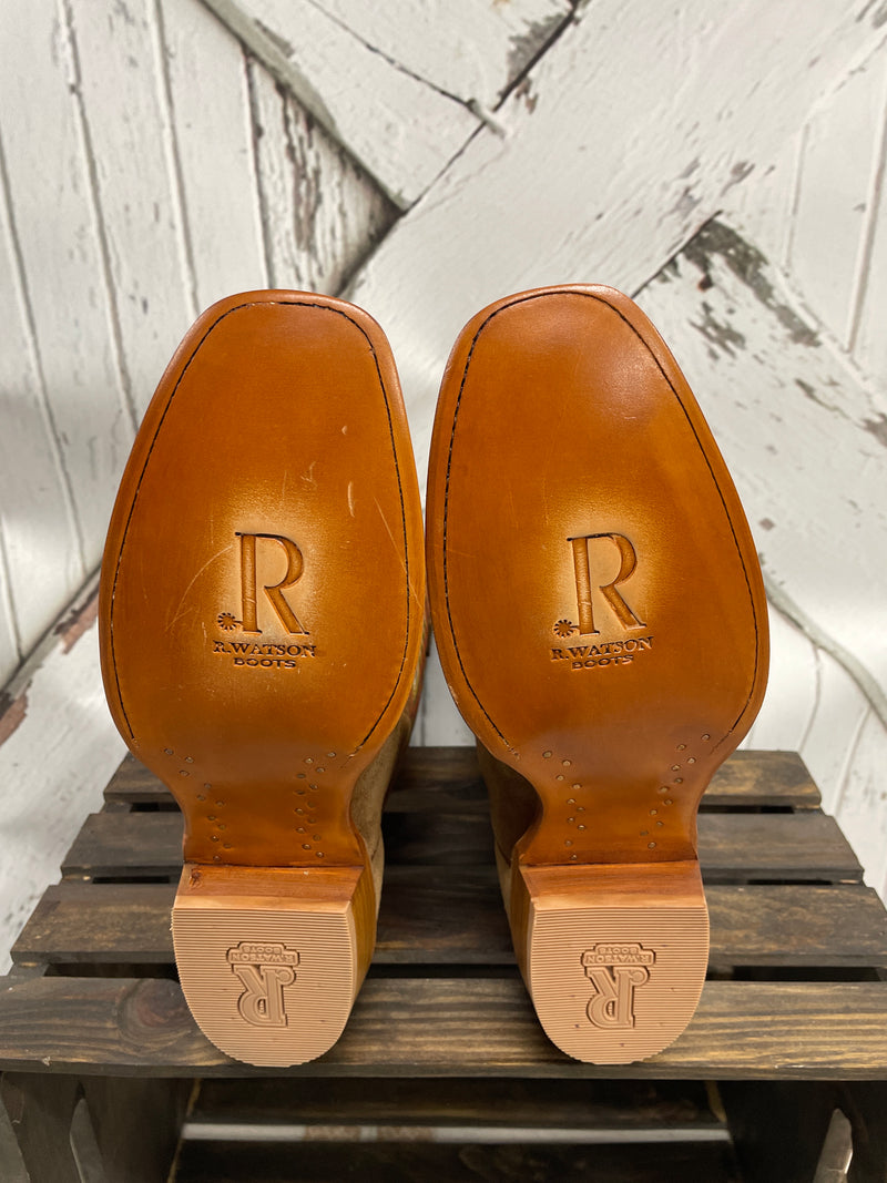 R WATSON TAN ROUGHOUT BOOT