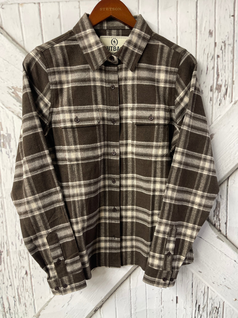 BROWN PLAID