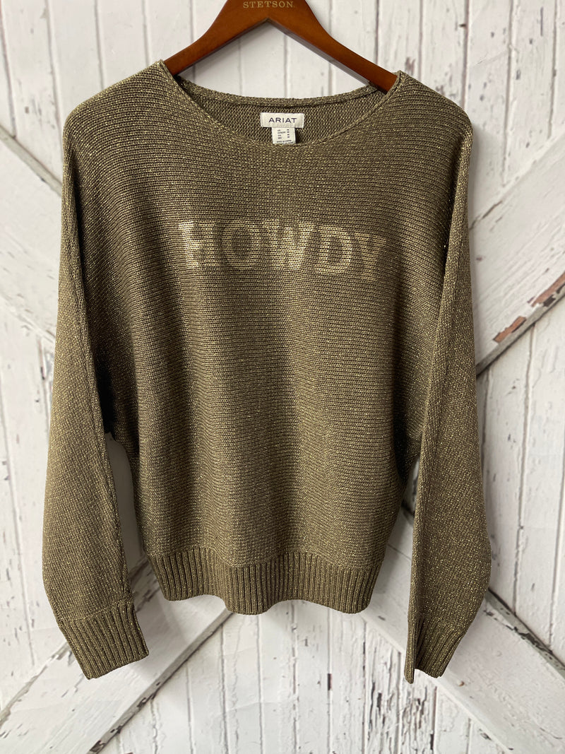 METALLIIC GOLD WEAVE