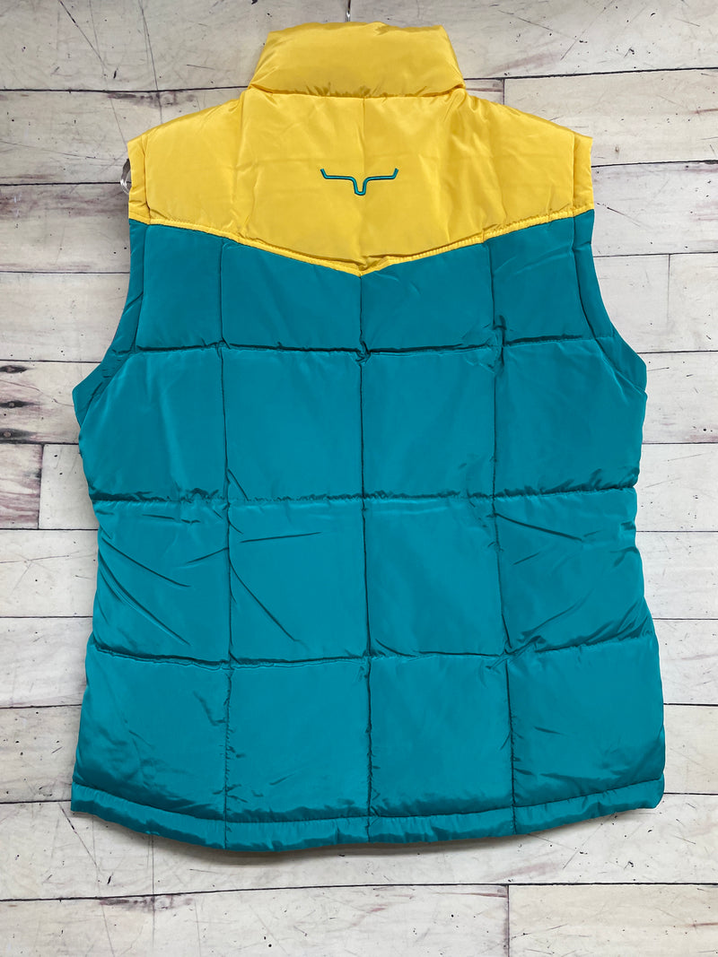 KIMES TEAL PUFFER VEST