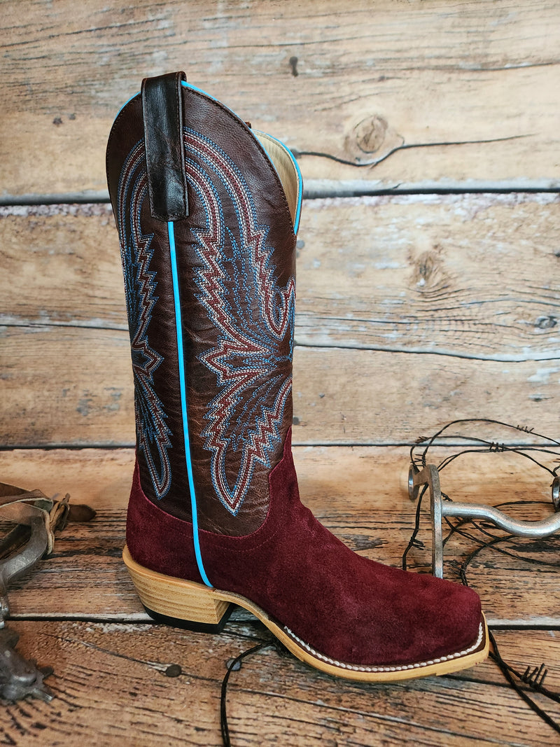 MACIE BEAN BURGANDY SUEDE BOOT