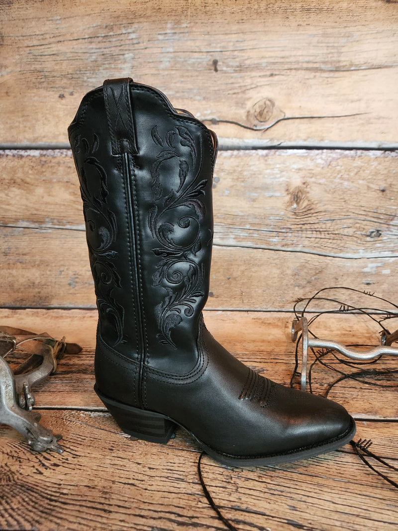 TWISTED X R TOE BLACK BOOT