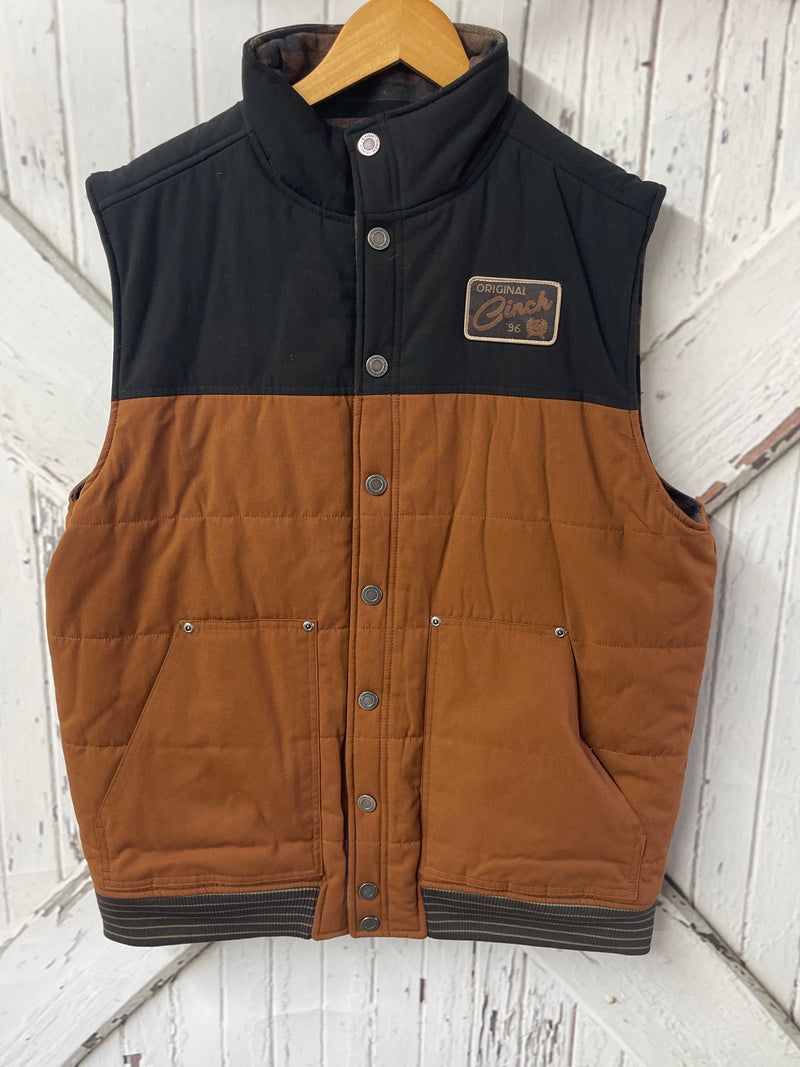 CINCH BUTTON UP VEST