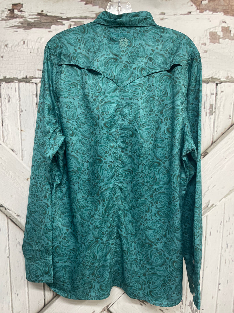 LADIES HOOEY BUTTON UP