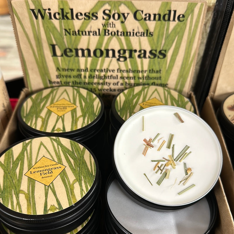 BOTANICAL WICKLESS LEMONGRASS CANDLE