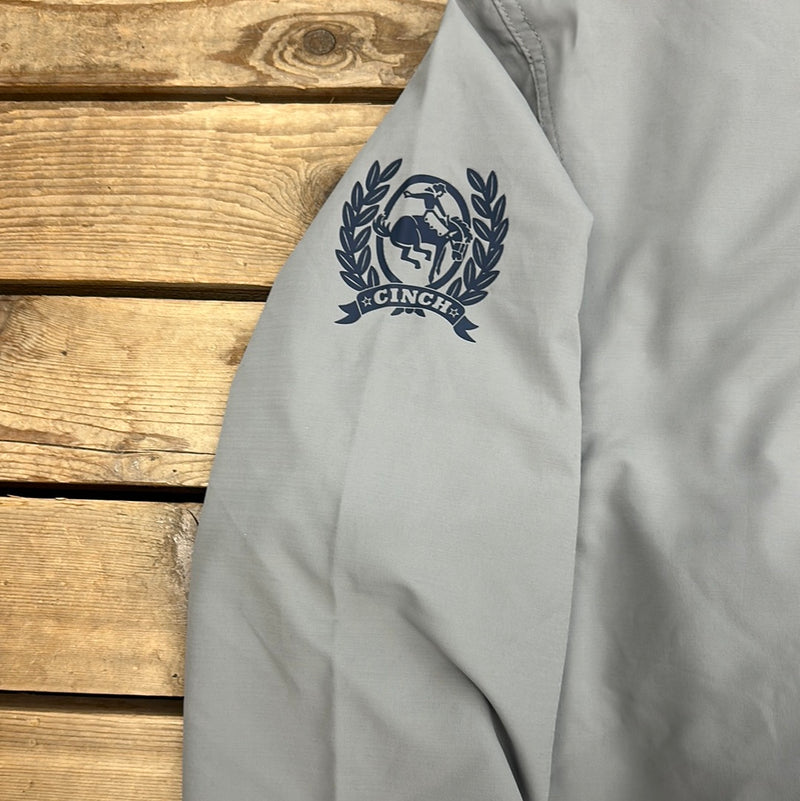 CINCH GRAY WINDBREAKER