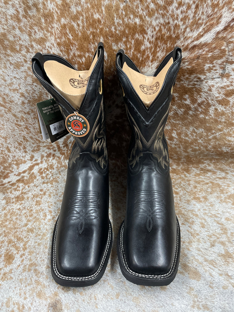 LAREDO BLACK KANE SQ TOE BOOT