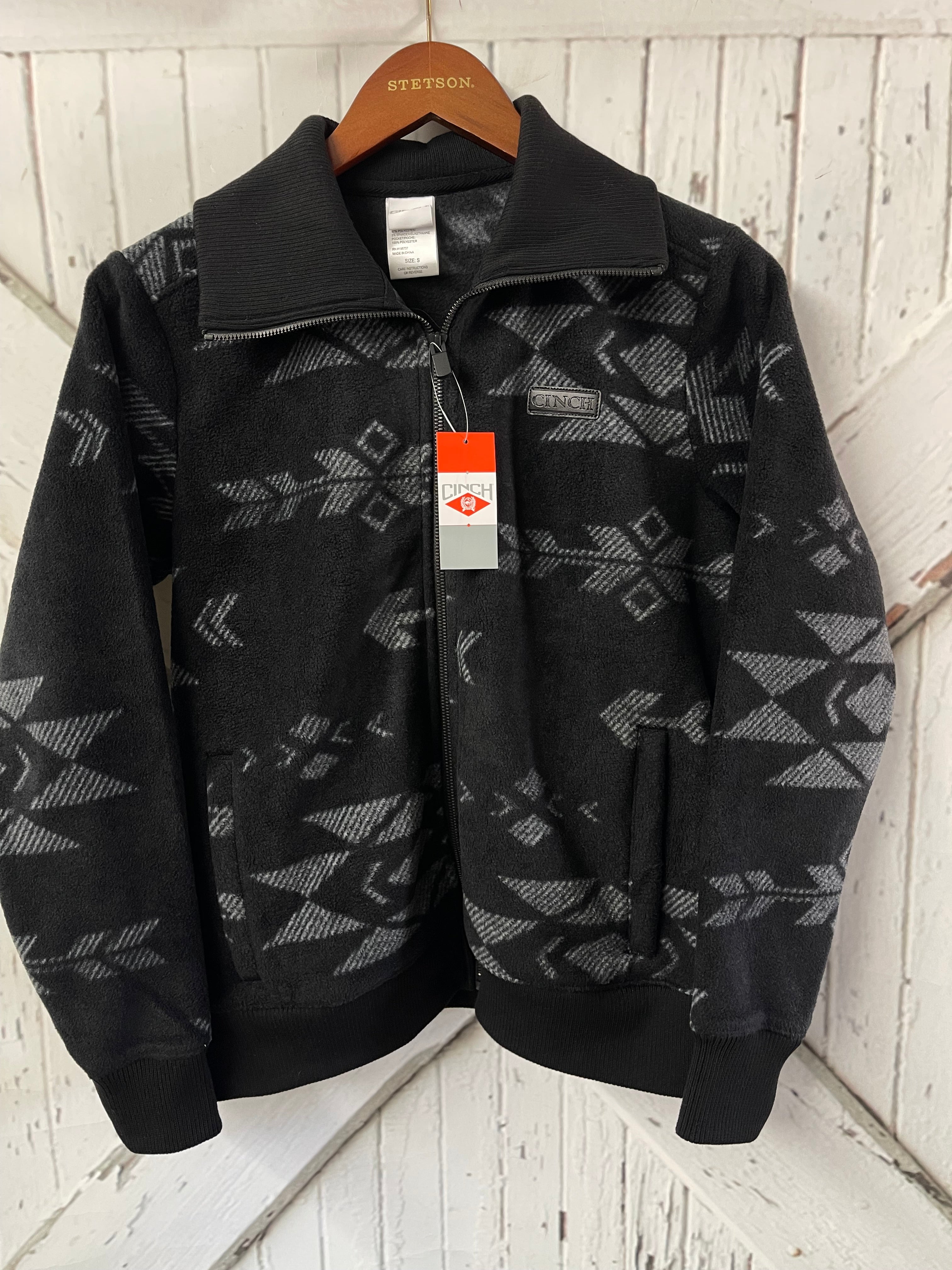 CINCH FLEECE AZTEC JACKET-BLK – Hitch'n Post