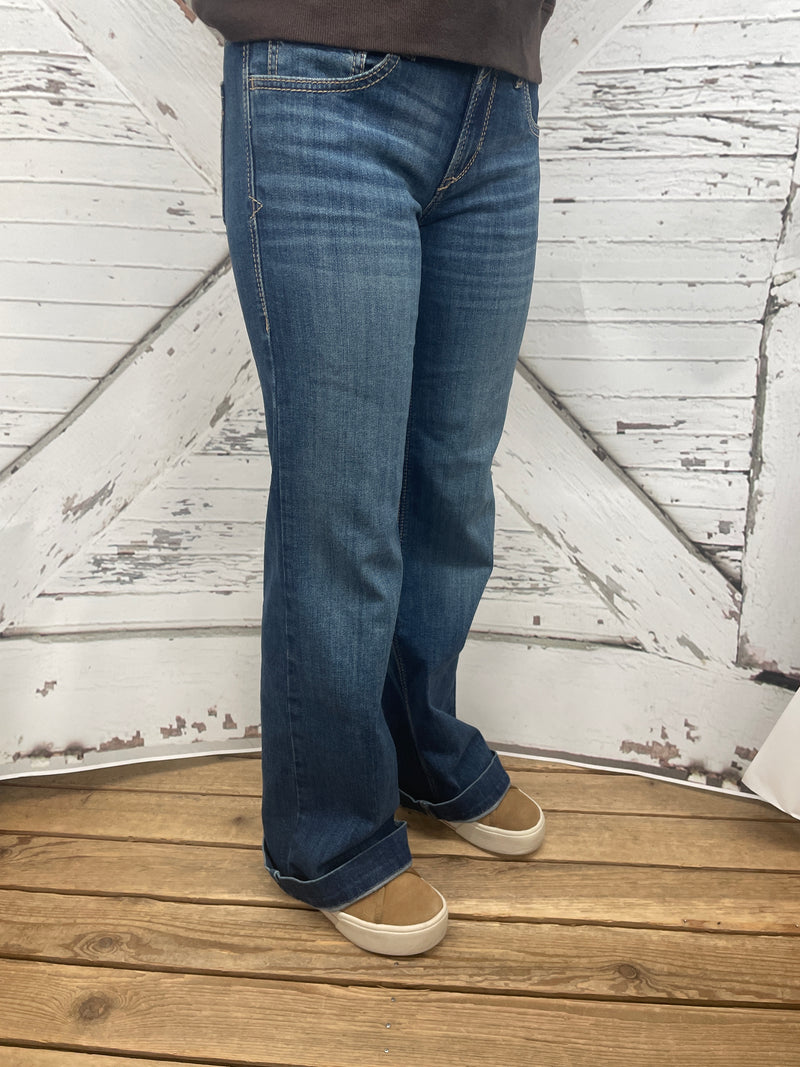 ARIAT HASLEY MID RISE SLIM TROUSER JEAN