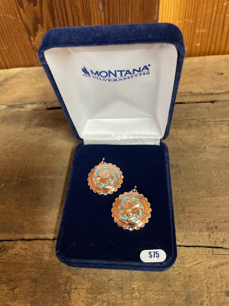 MONTANA SILVERSMITH ROSE GOLD EARRINGS