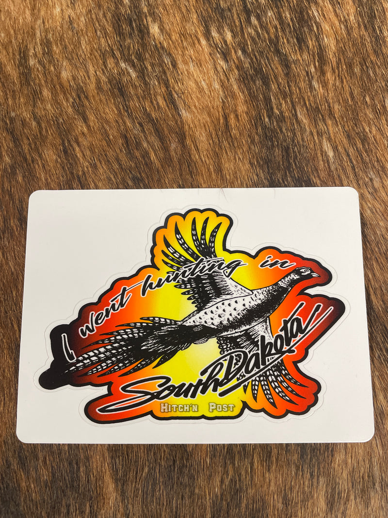 I WENT HUNTING IN SD STICKER