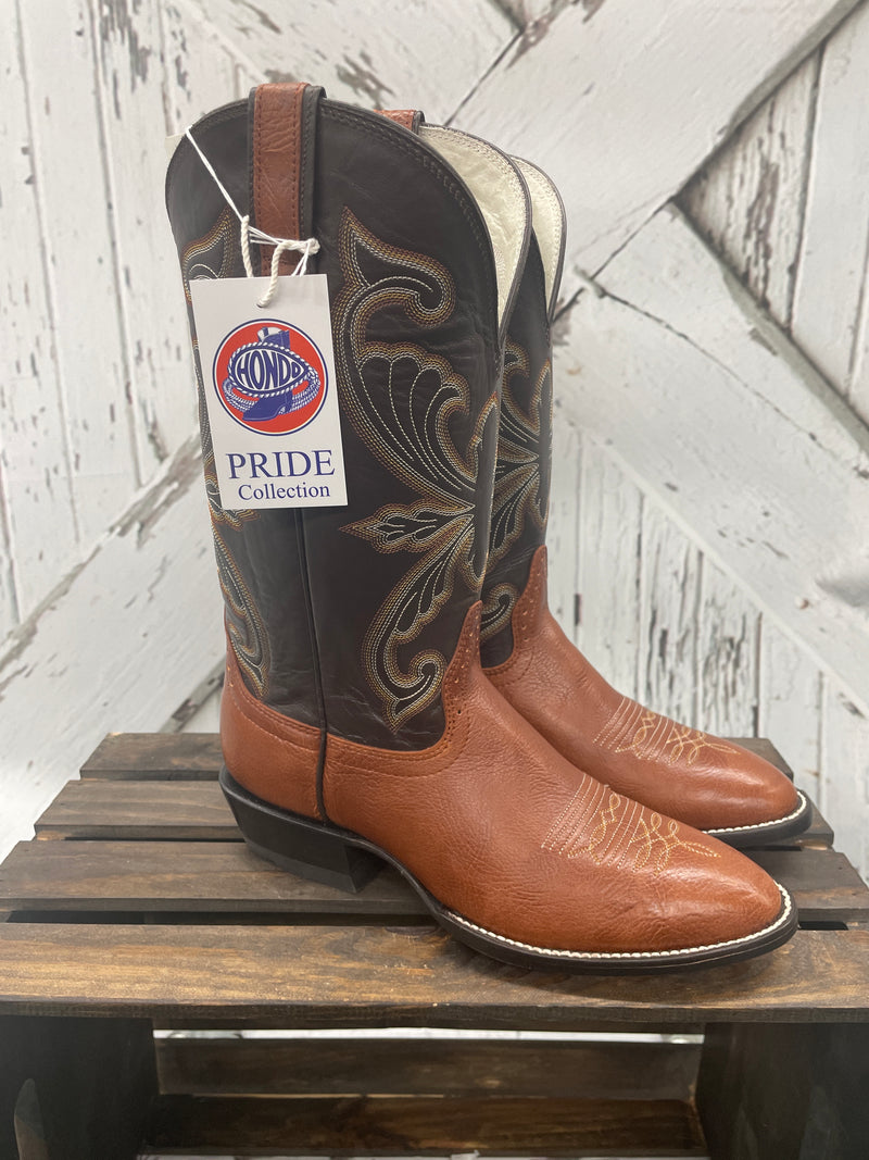 HONDO BROWN WALNUT SPANISH SHOULDER BOOTS