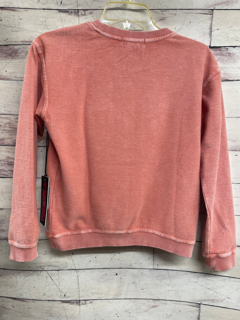 ROCK AND ROLL GRAPHIC CORAL PULLOVER