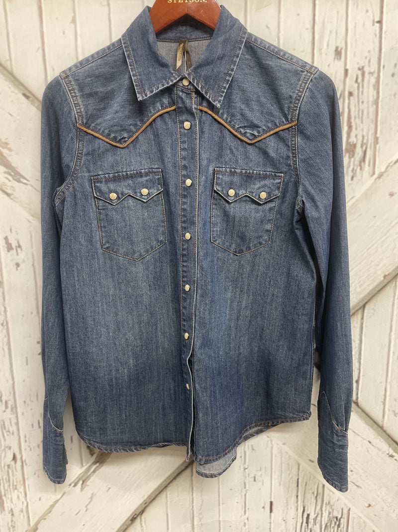 STETSON EMBROIDERED WESTERN BLOUSE