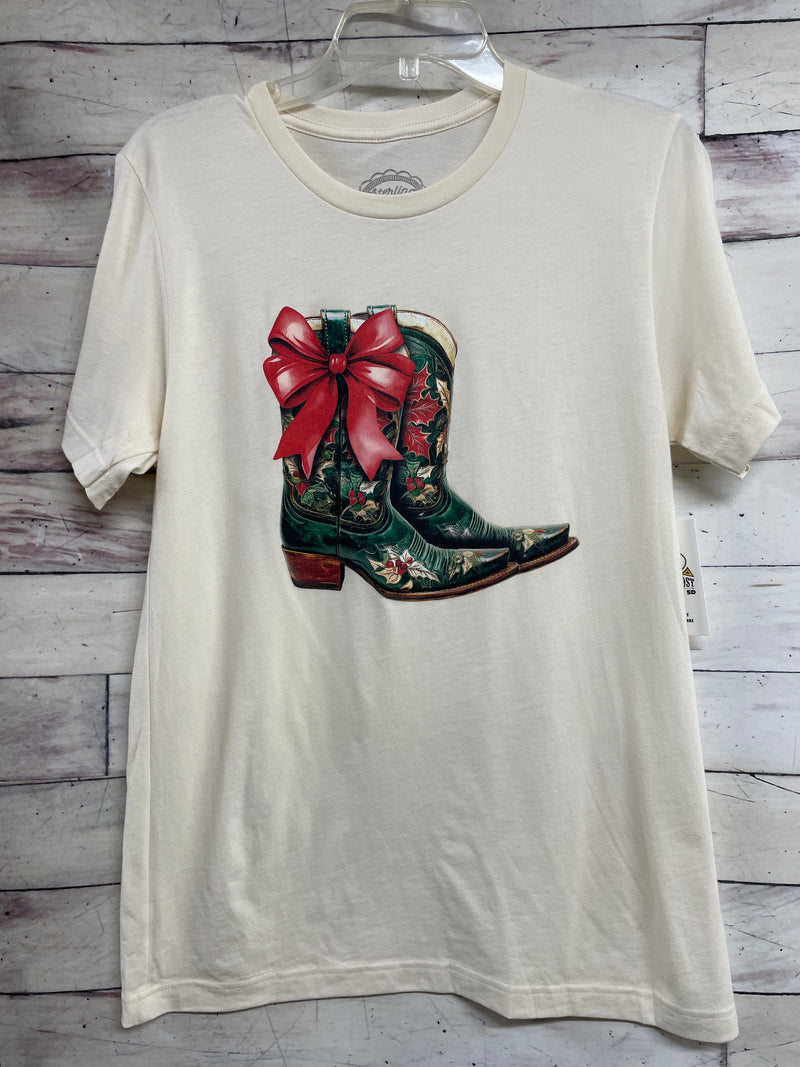 STERLINK KREEK ALL I WANT FOR CHRISTMAS BOOTS TEE