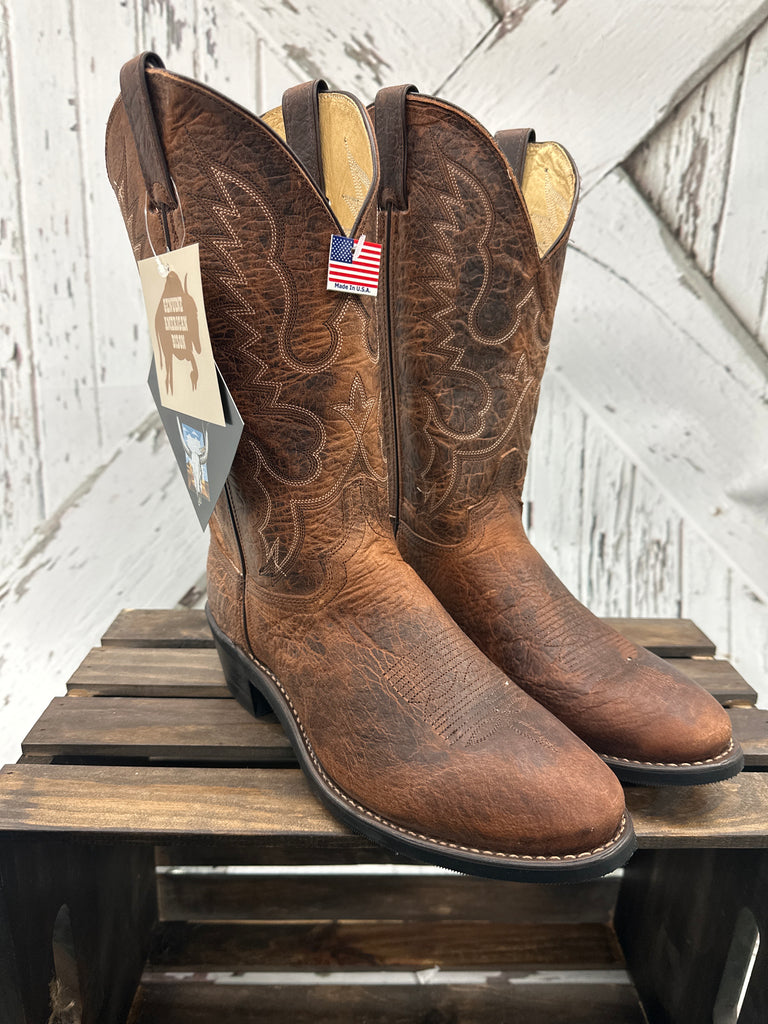 ABILENE BROWN BISON LEATHER BOOT – Hitch display picture 2
