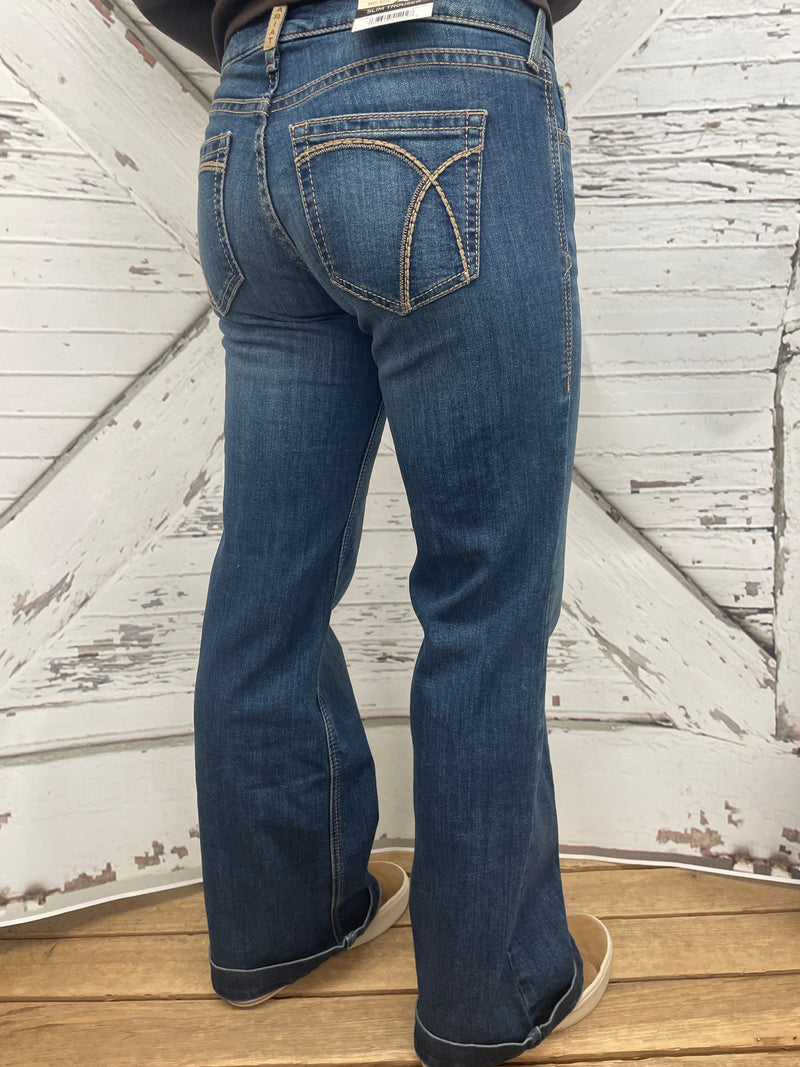 ARIAT HASLEY MID RISE SLIM TROUSER JEAN