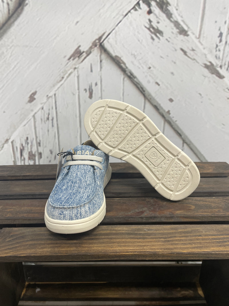 ARIAT WASHED DENIM/DARK DENIM HILO SHOES