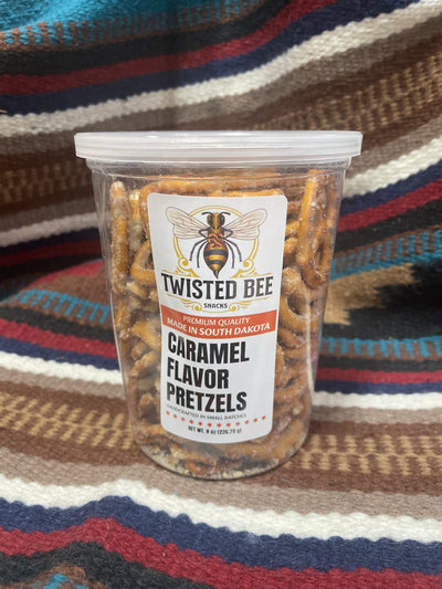 TWISTED BEE PRETZELS -CARAMEL