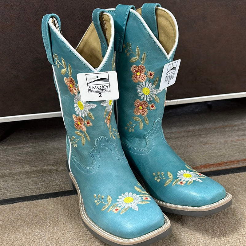 FLOWER STITCHING boot