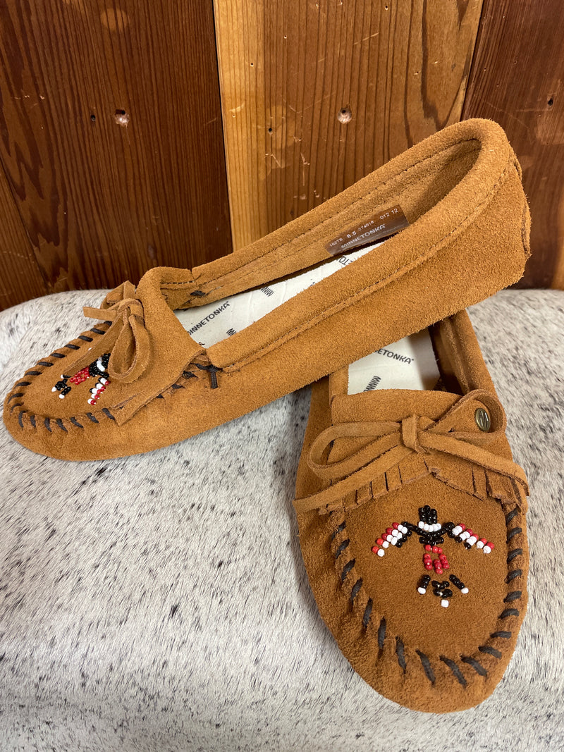 ANIMIKII BROWN MOCCASIN