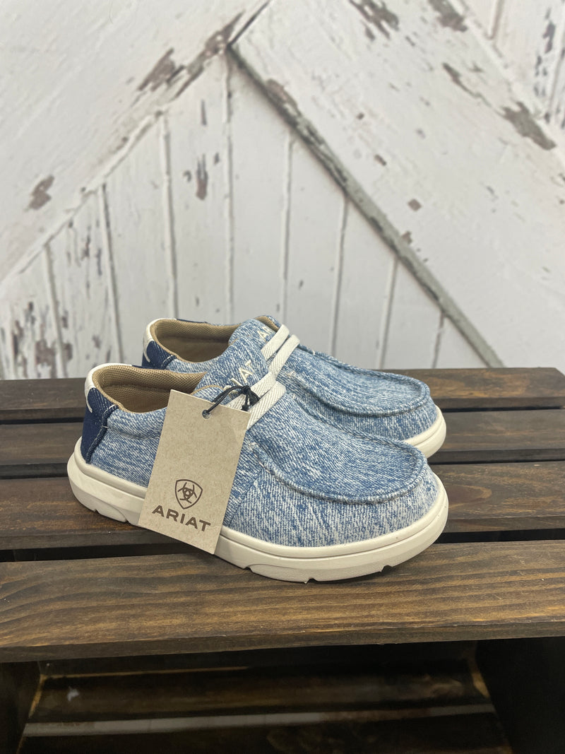 ARIAT WASHED DENIM/DARK DENIM HILO SHOES
