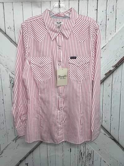 Wrangler Retro Red Striped LS Shirt