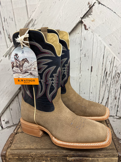 R WATSON ANTIQUE SADDLE BRUCIATO SMOOTH OSTRICH/SUNSET TAN – Hitch