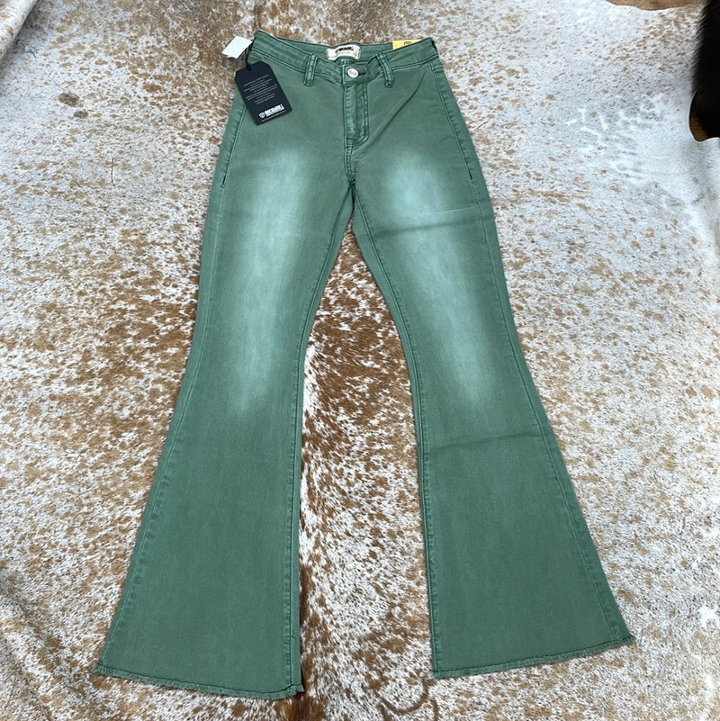 ROCK AND ROLL GREEN JEAN