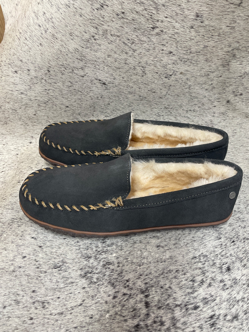 MINNETONKA SHEEPSKIN TOBIE CHARCOAL