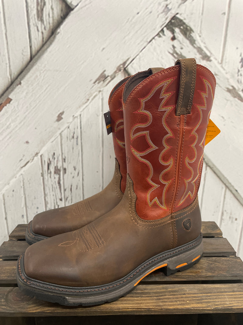 SQUARE TOE WORK BOOTS