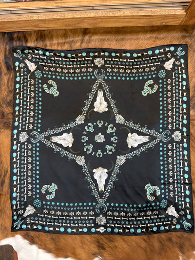 Turquoise Stone Scarf