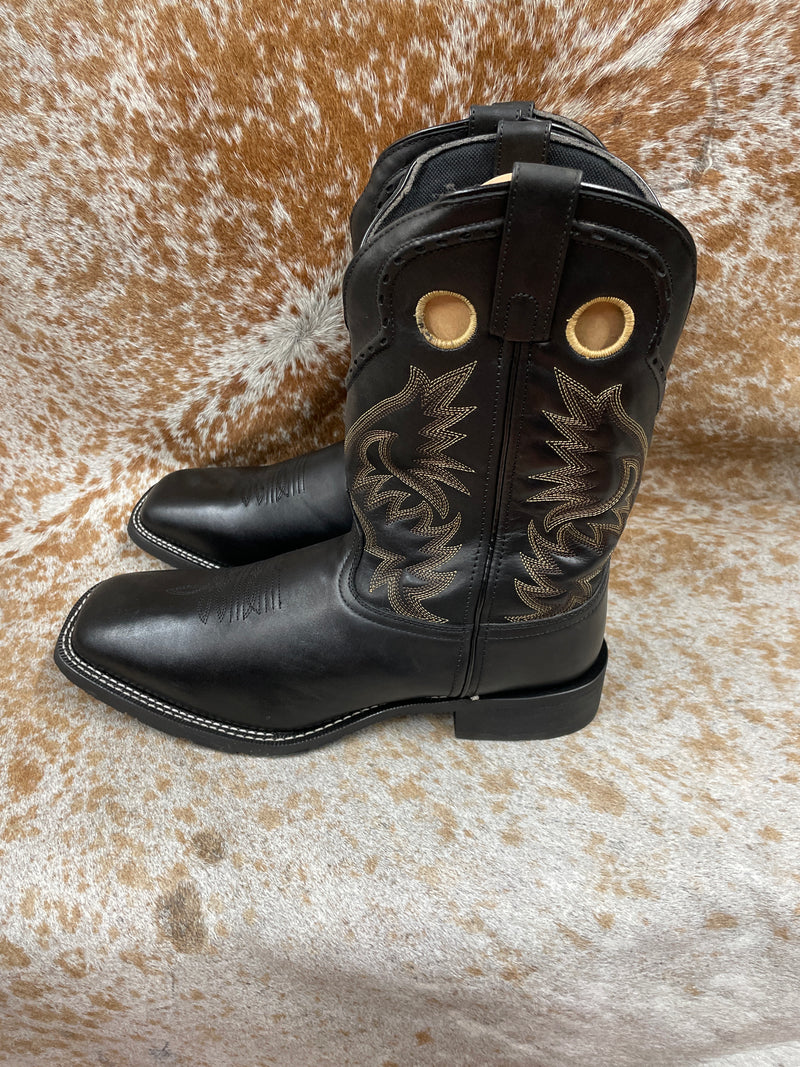 LAREDO BLACK KANE SQ TOE BOOT