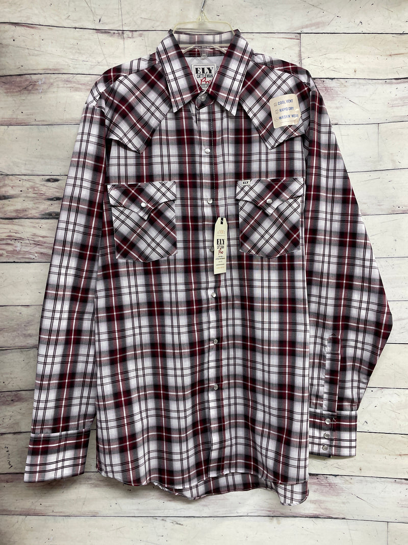 ELY LS OUTDOOR PLAID SHIRT-ASST