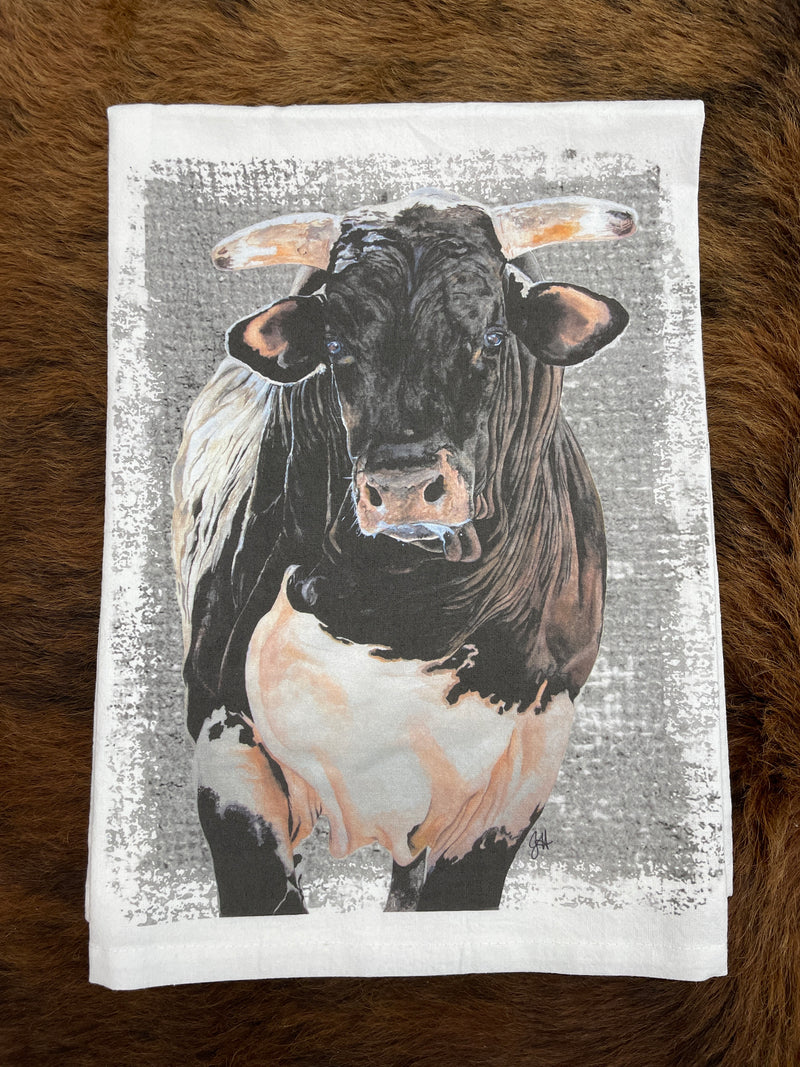 DOLLY BAD TO THE BONE TEA TOWEL