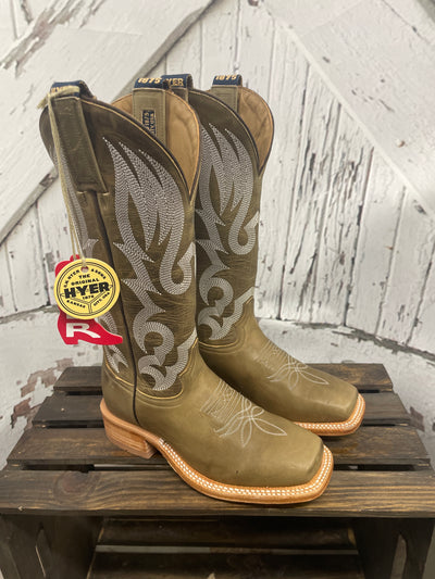 HYER AUGUSTA 13" TAN CRAZY COWHIDE