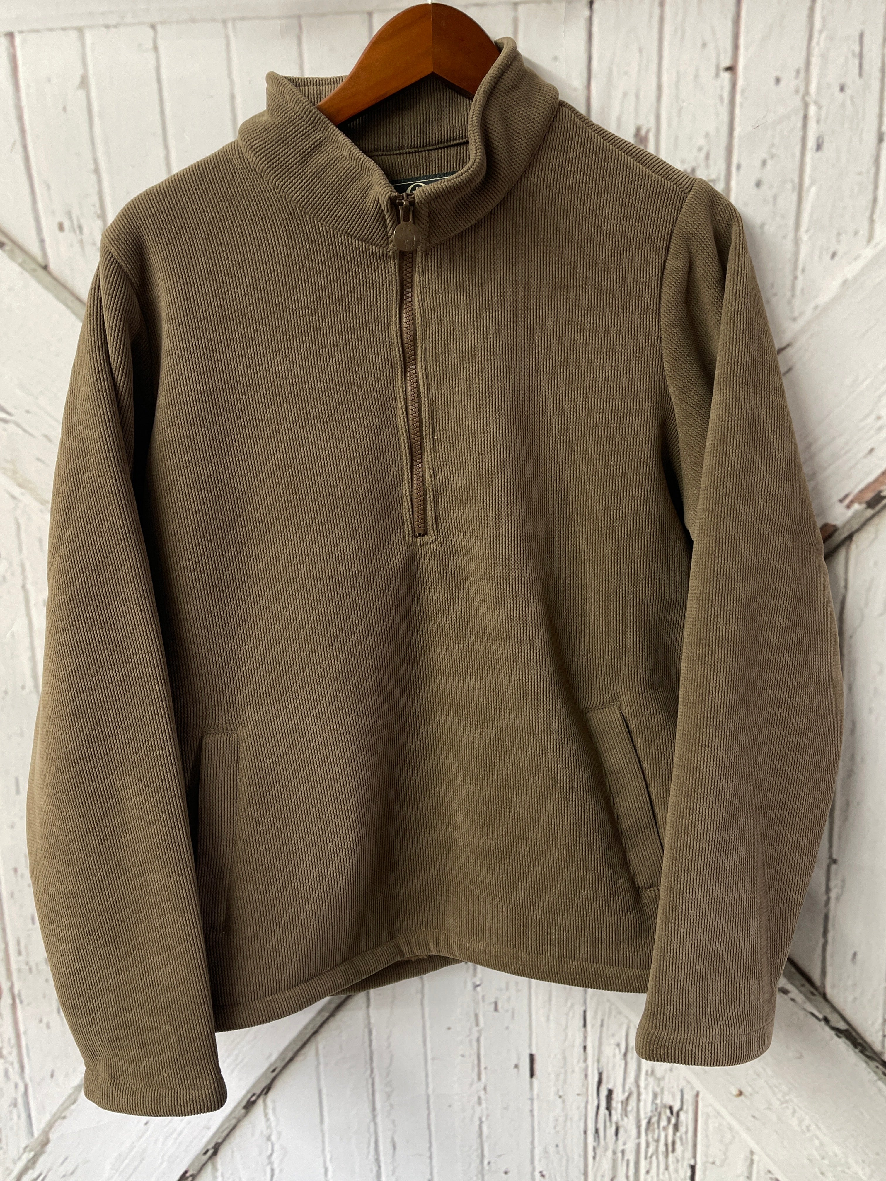 OUTBACK 1/4 ZIP BROWN ATLAS PULLOVER – Hitch'n Post