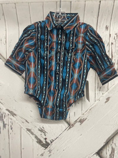 Baby Boy's Western Onesie