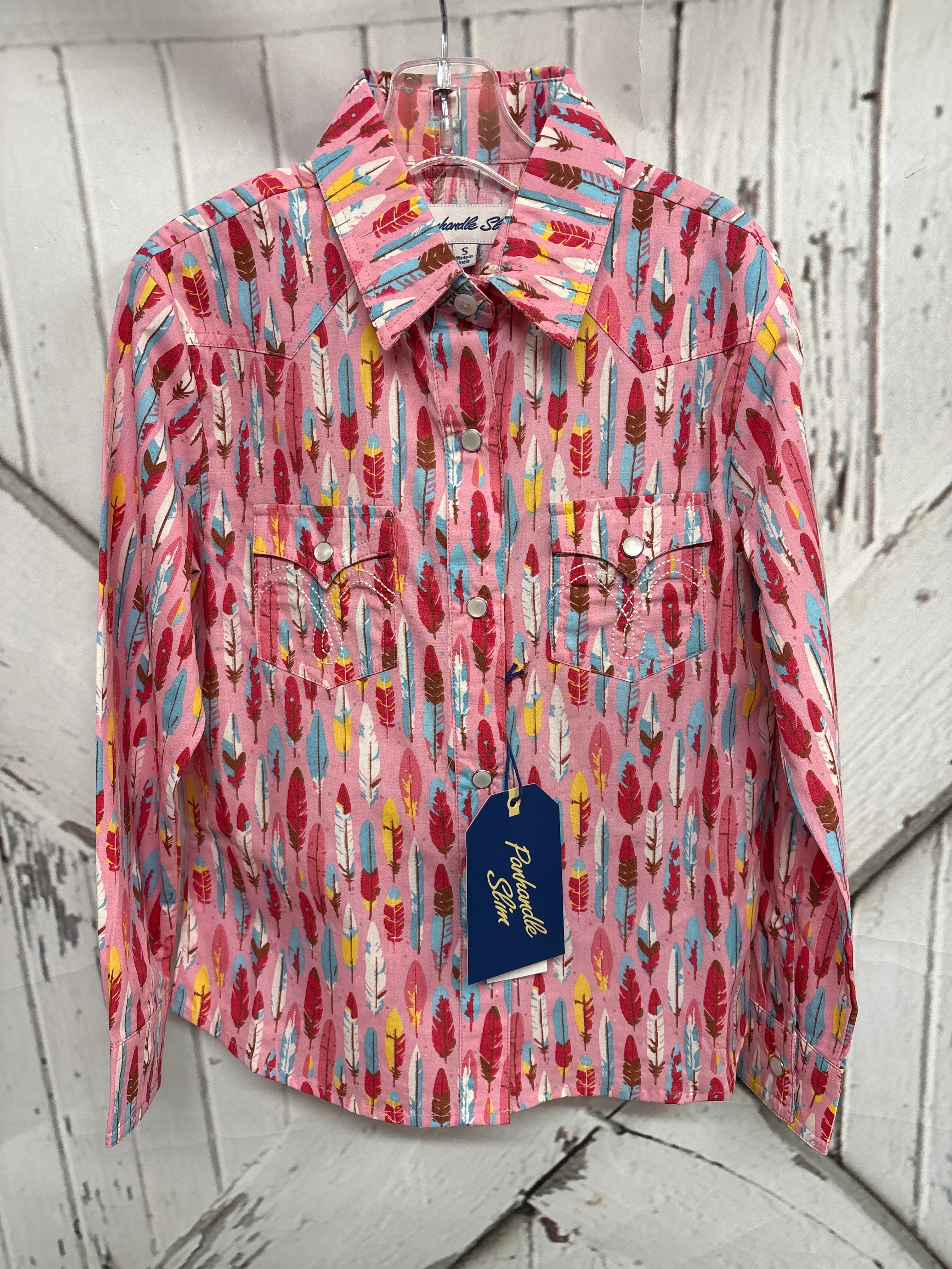 PANHANDLE SLIM LS SNAP SHIRT-PINK – Hitch'n Post