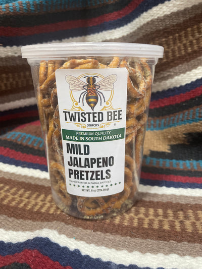 TWISTED BEE PRETZELS MILD JALAPENO