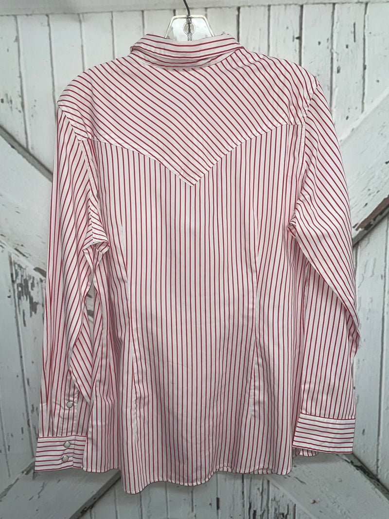 WRANGLER LONG SLEEVE STRIPED SHIRT
