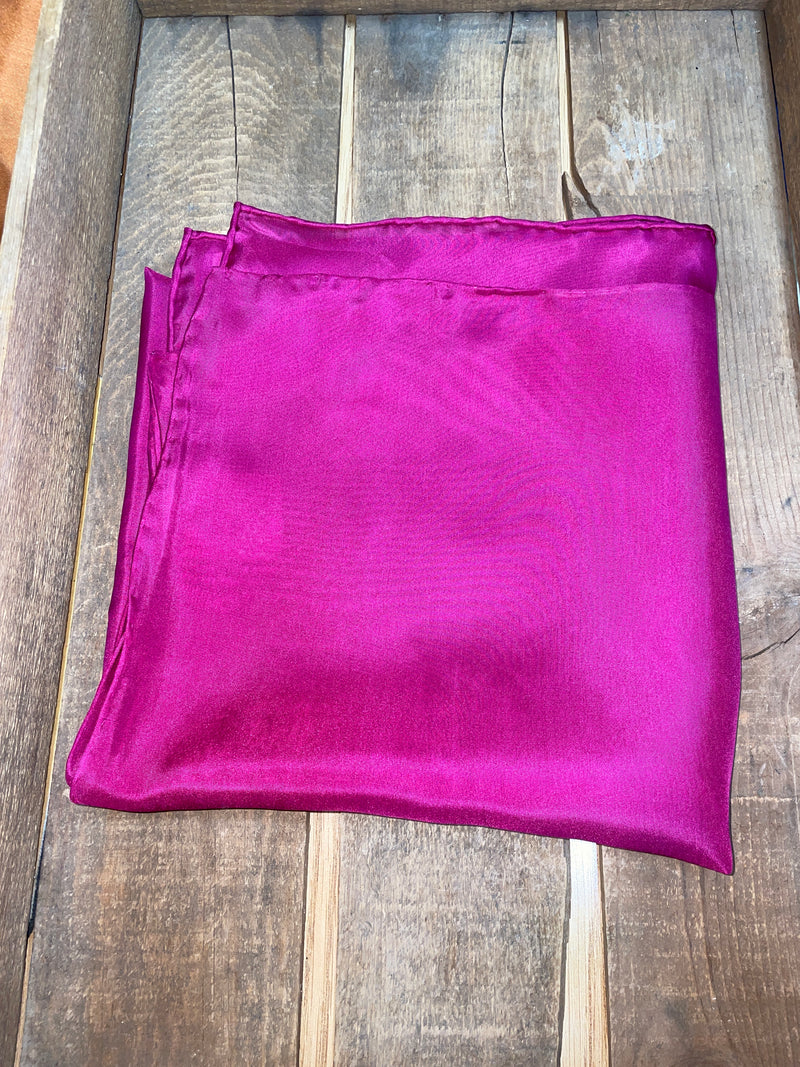 FUSCHIA SILK SCARF